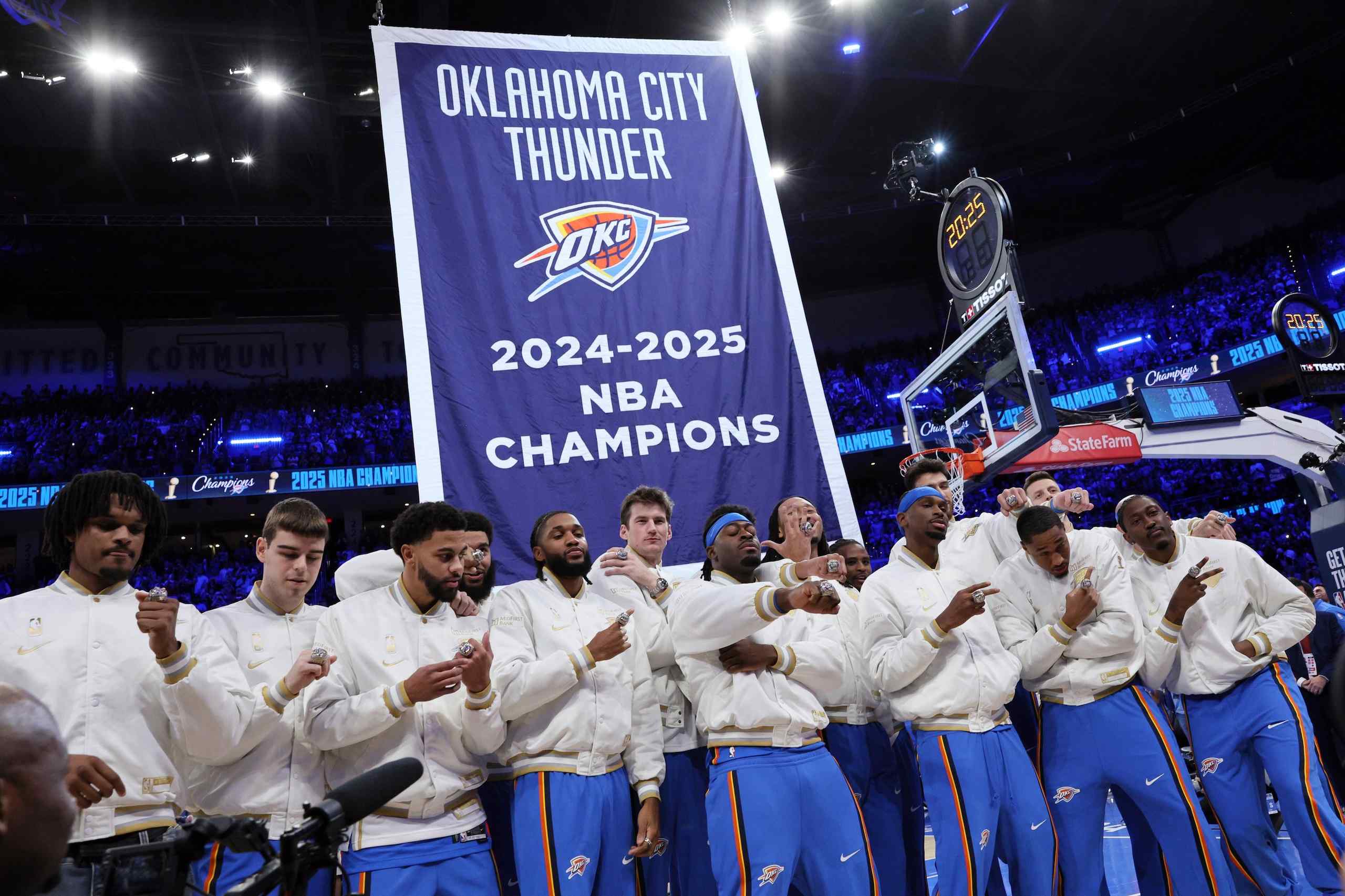 The 2025 NBA champions